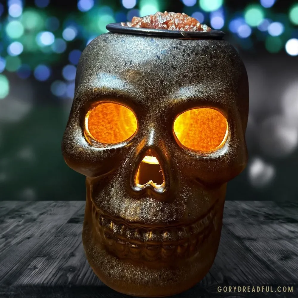 Sleepy Hollow Sizzling Room Salt Crystal Potpourri: Mahogany Pumpkin Scent- Mini